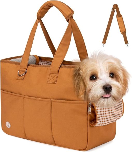 Large Dog Carrier Tote Brown GLPBAGBR01