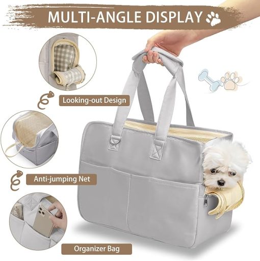 Best Dog Tote Bag Gray GLPBAGGR04_2