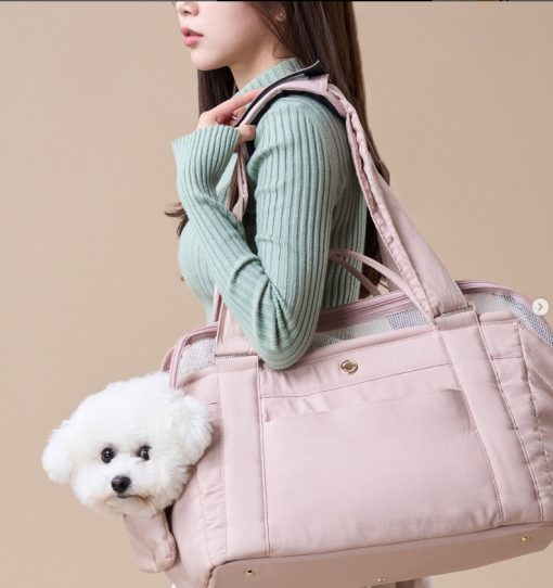 Pet cat dog mesh breathable soft shoulder handbag GLPBAGPI09