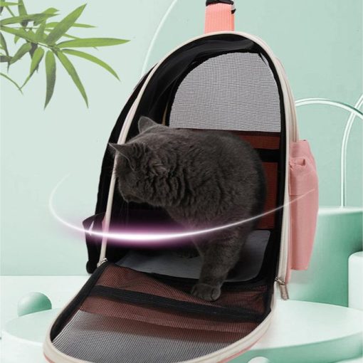 New pet portable breathable backpack Transparent large capacity space capsule cat outing bag GLPBAGPI17_2