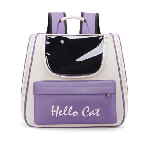 New pet portable breathable backpack Transparent large capacity space capsule cat outing bag GLPBAGHB17
